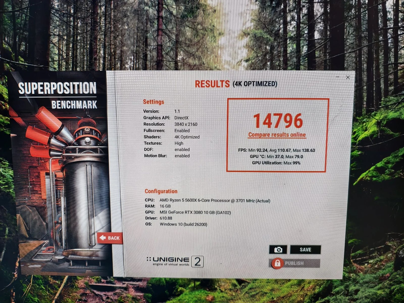 игровой компьютер RTX3080