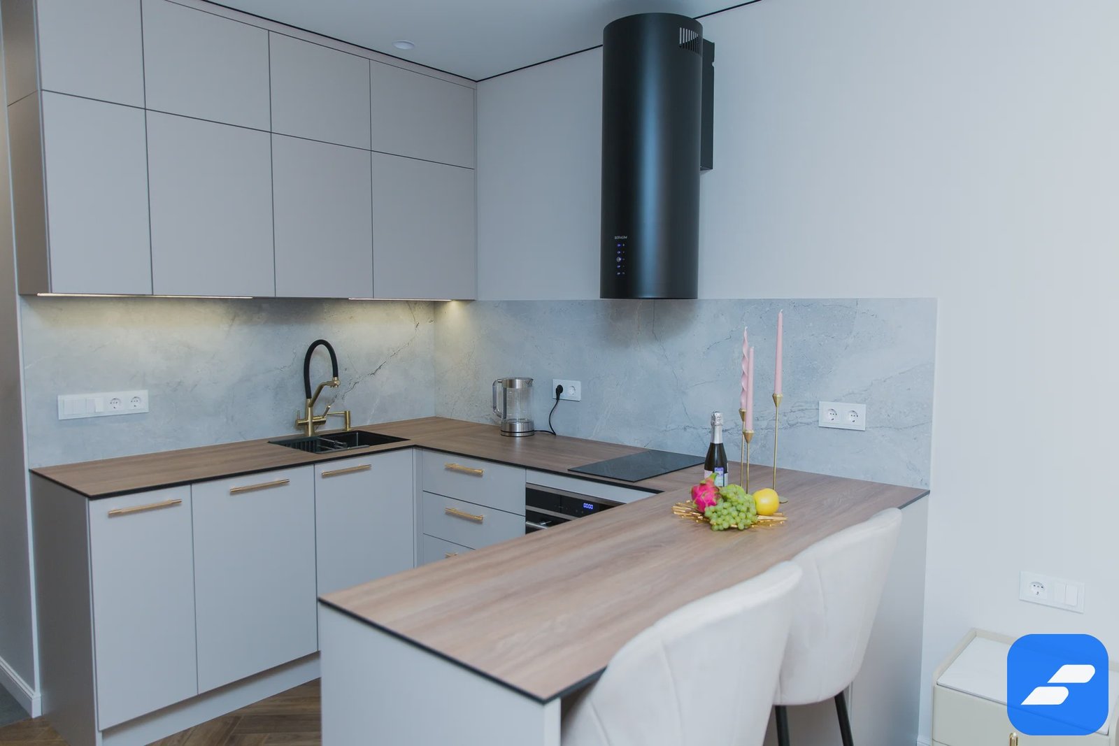 Сдаётся дизайнерская студия 22 м² с балконом в ЖК