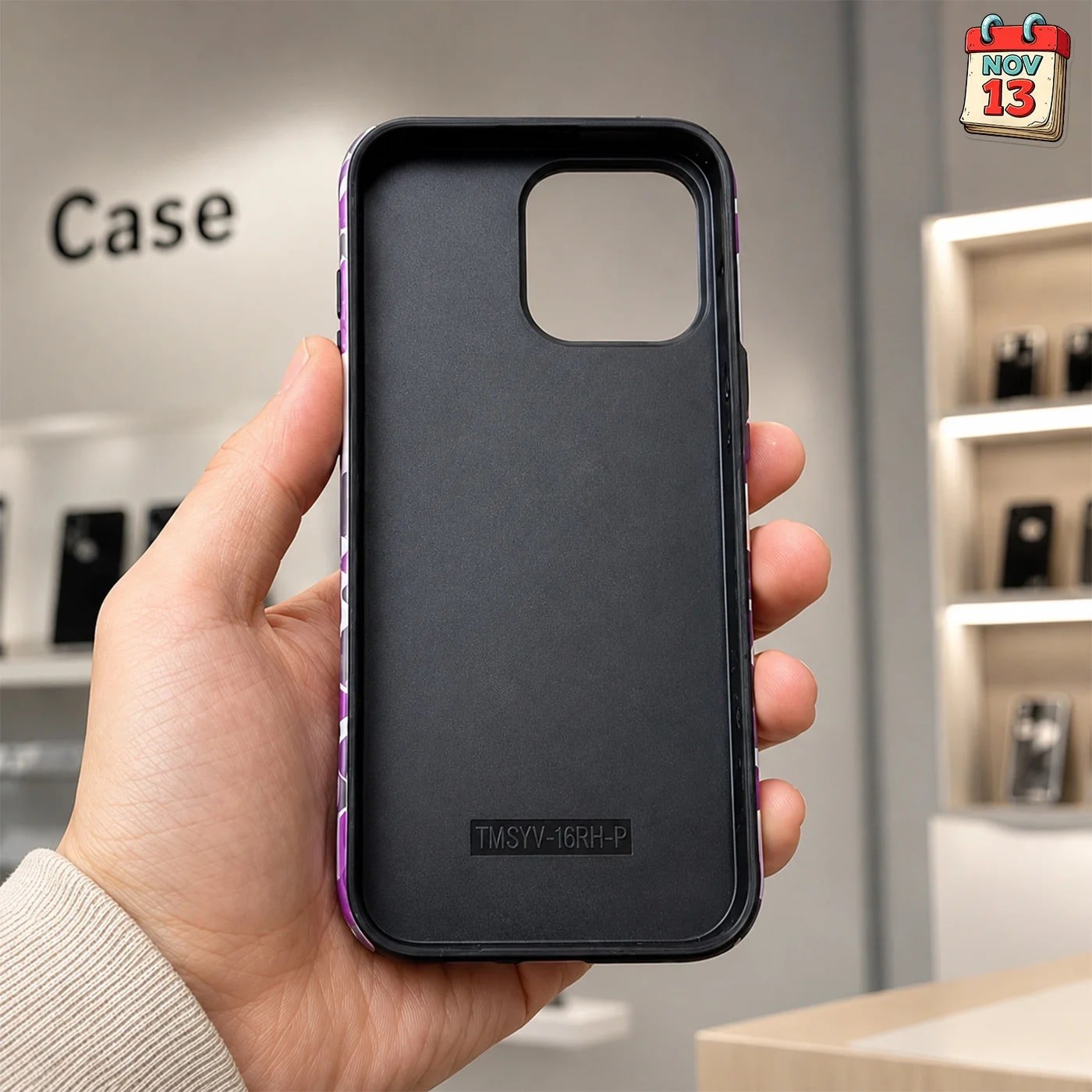 Чехол на iPhone 13-16 Pro Max (bape) violet