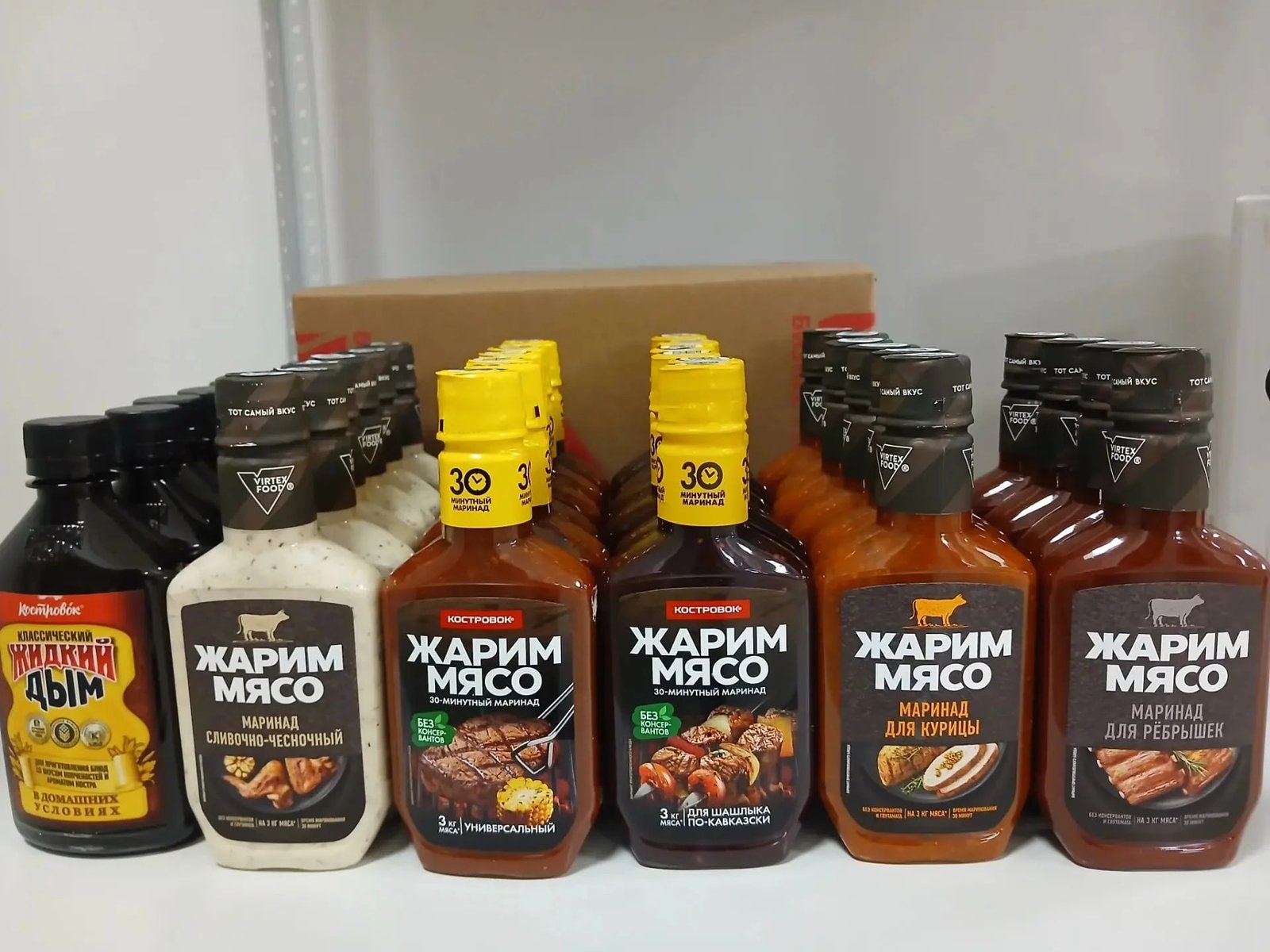 маринады и соусы для мяса, птицы, рыбы и овощей от 130р