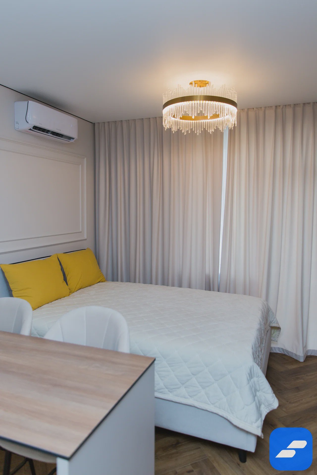 Сдаётся дизайнерская студия 22 м² с балконом в ЖК