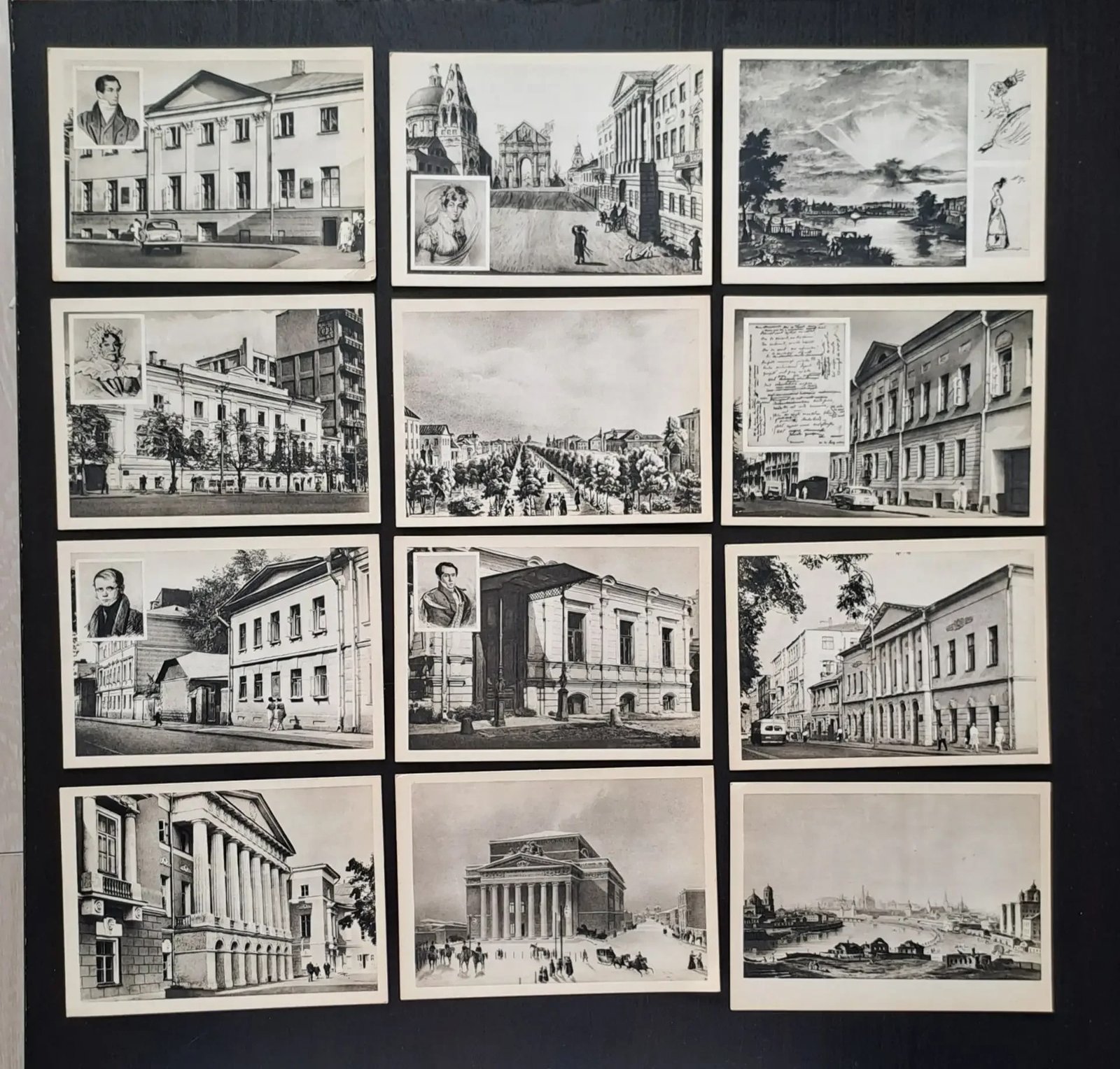 Набор открыток " Пушкин в Москве " 1963 г